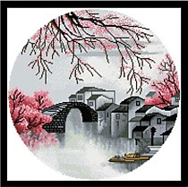 Схема вышивки «Китайский пейзаж» (№149074)