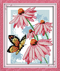 Бабочка на цветке (11)