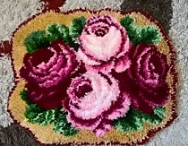 Вышивка в ковровой технике